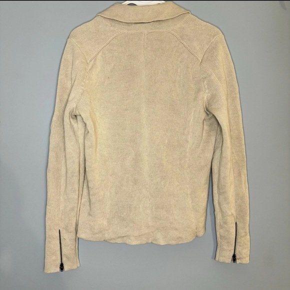 NEW EILEEN FISHER Jacket Women’s Size XS Notch Collar Jacket Cardigan Bone - Picture 2 of 7